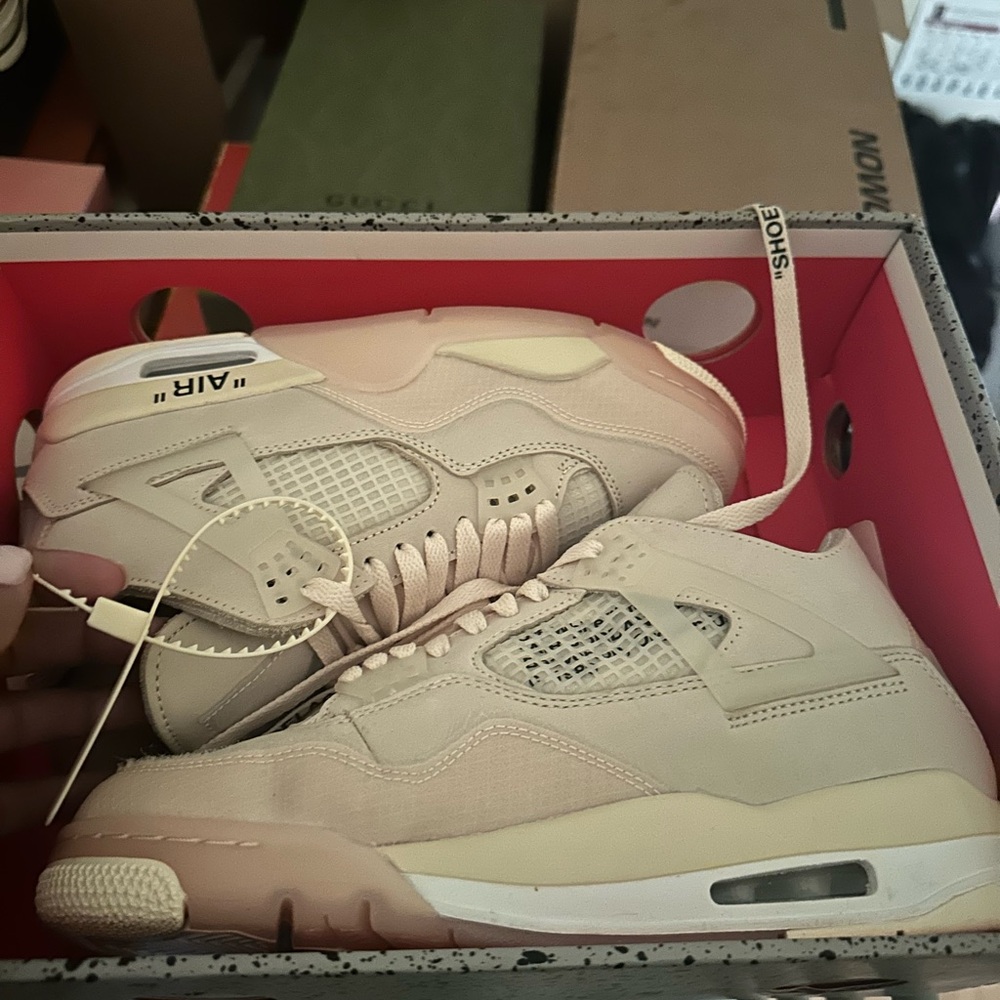 Jordan Women's Sneakers - Cream and White